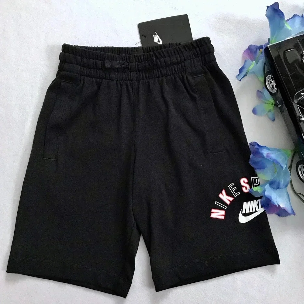 Nike NWT Black Performance Sweat Shorts Boys S